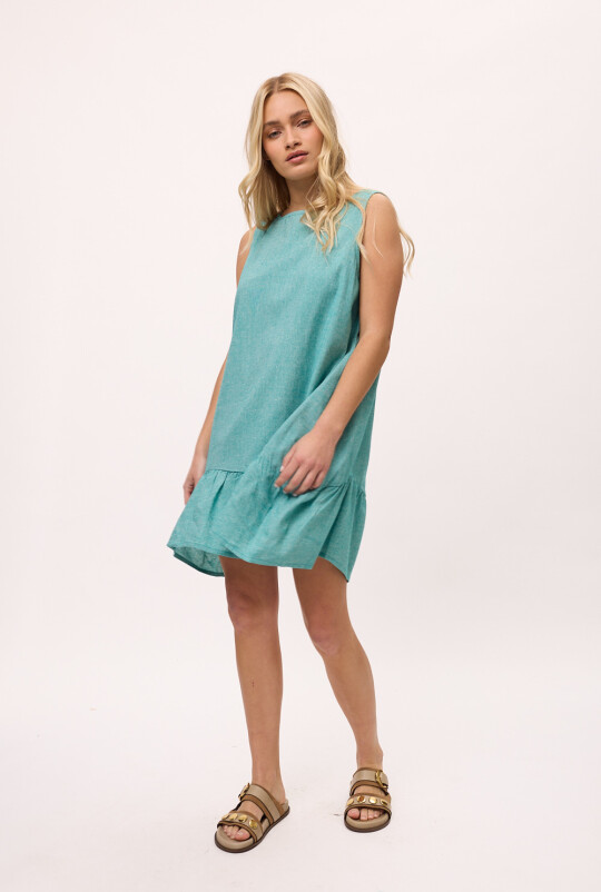 Vestido Blas Petroleo