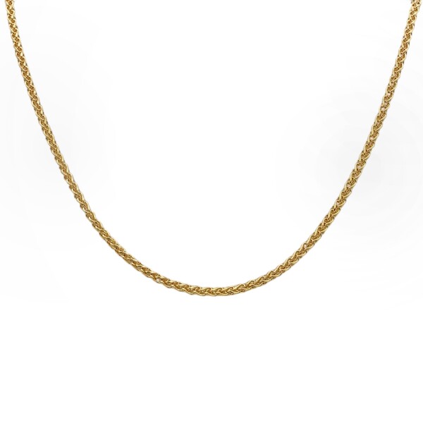 Cadena oro Espiga fina -Oro bajo -Sin Piedra-CD8076 sinpiedra