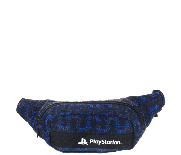 Riñonera Play Station Negro/Azul