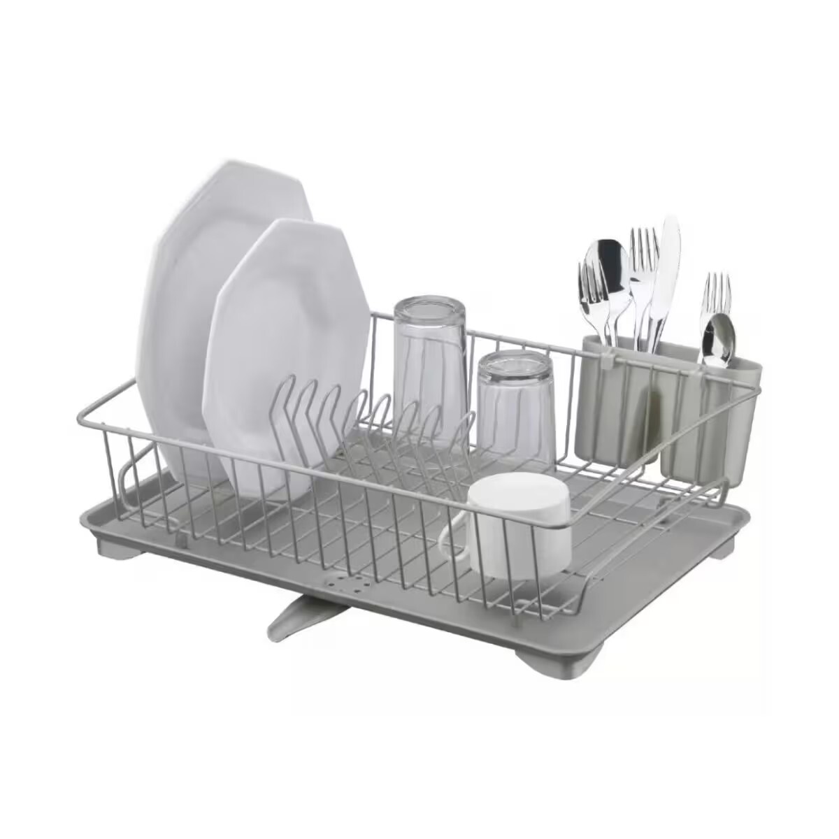 Escurreplatos Con Bandeja Niquel 