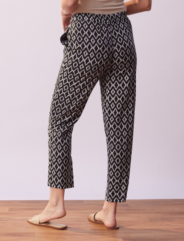 Pantalon Pull On NEGRO/CRUDO