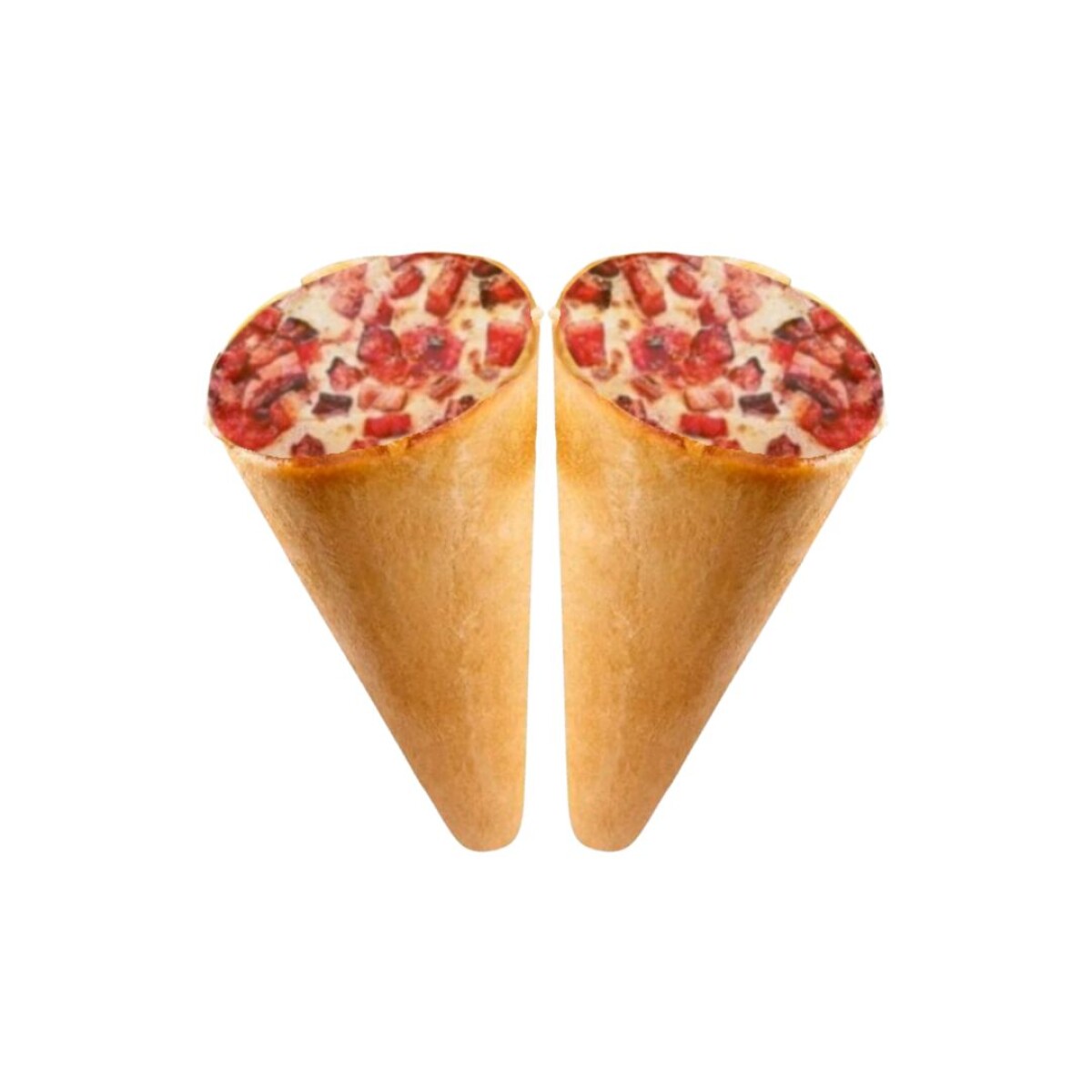 Pizza en cono sabor Muzarella y Panceta Cone Food - 2 ud. 