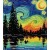 KIT DIAMANTE 5D Varios Diseños Diamant Art Atrix ® Variante Diseño Colores Van Gogh