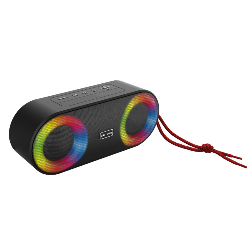 Parlante Bluetooth Waterproof con Frente LED 2X5W | AIWA Parlante Bluetooth Waterproof con Frente LED 2X5W | AIWA