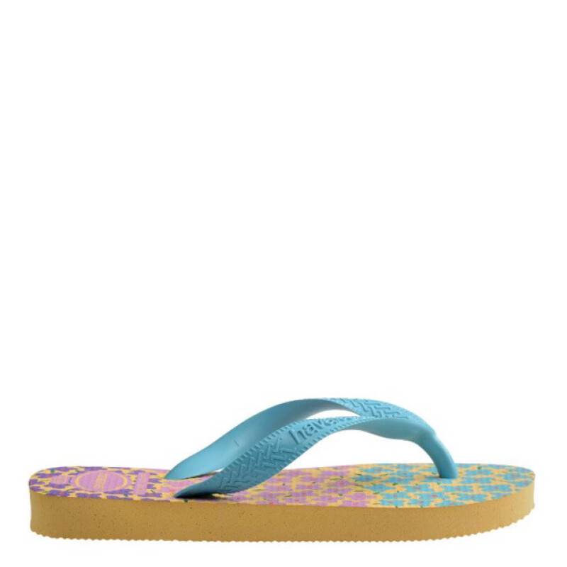 Sandalias Infantiles Havaianas Hav.Kids Flores Amarillo - Azul