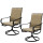 Set X2 Silla Jardin Patio Giratoria 360 Reclinable Beige