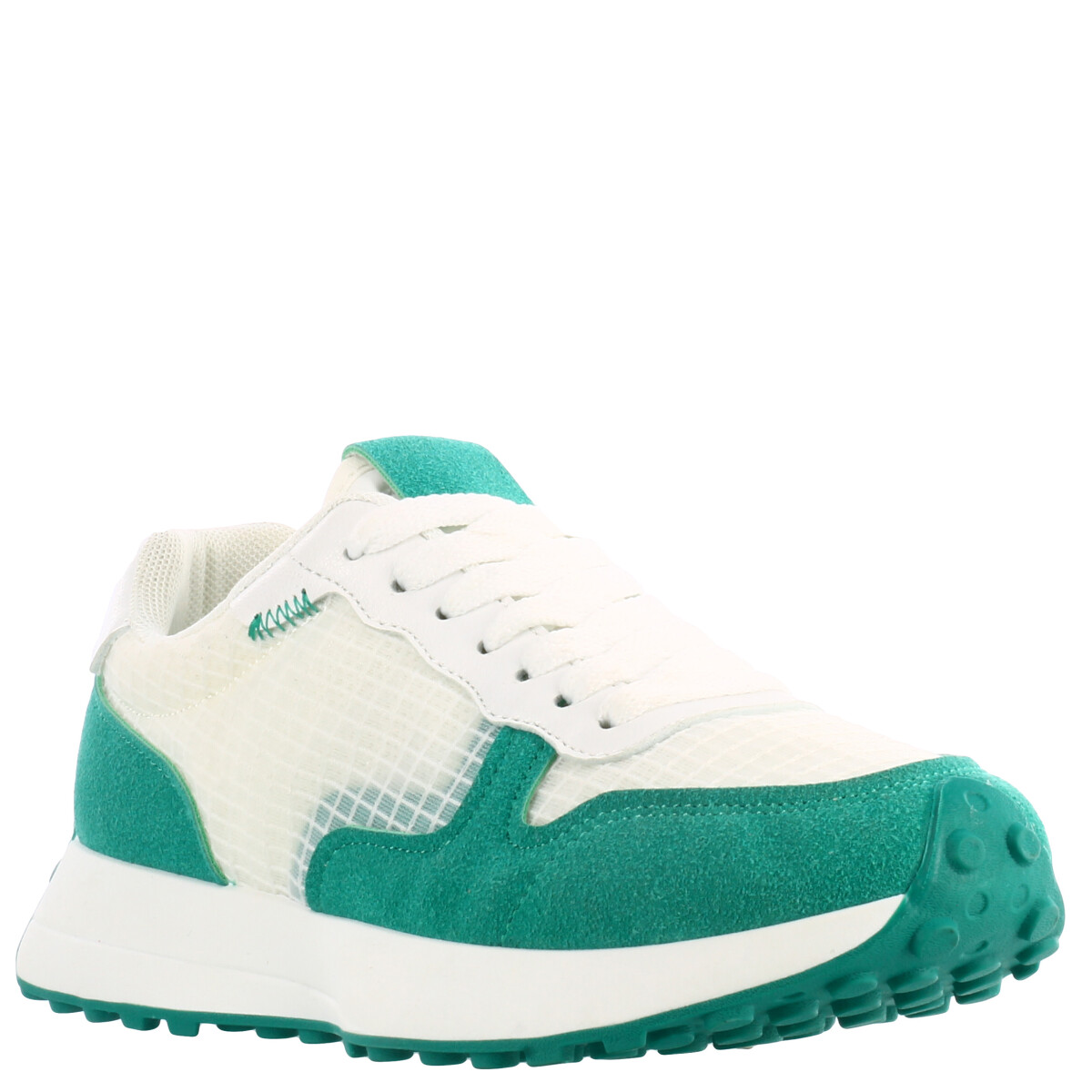 Deportivo ROLS bicolor MissCarol - White/Green 