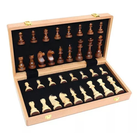 Juego de Mesa Valija de Ajedrez Madera Royal 001