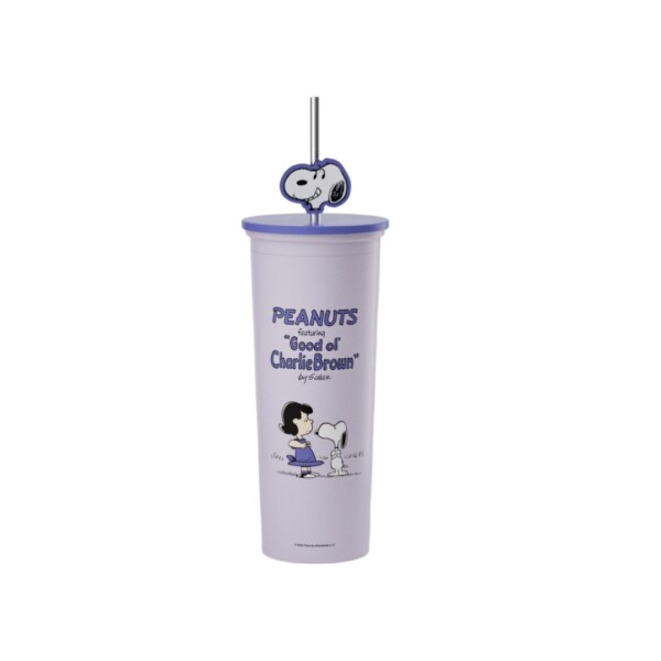 Vaso Snoopy 800ml lila