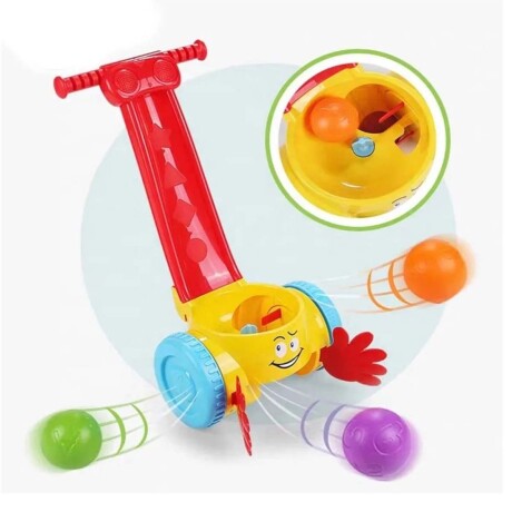 Caminador Andador Para Bebe Con Música Y Pelotas Multicolor