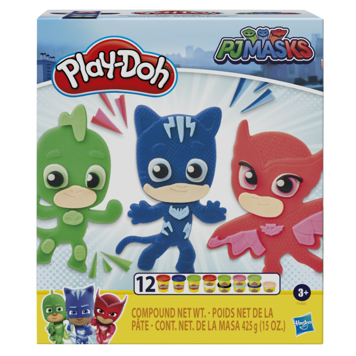 Set Masas Play-doh Kit de Heroes Pj Masks - 001 