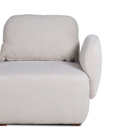 Rinconera Práctico - Tela Microfibra - Chaise Izquierdo AA-10 (Beige)