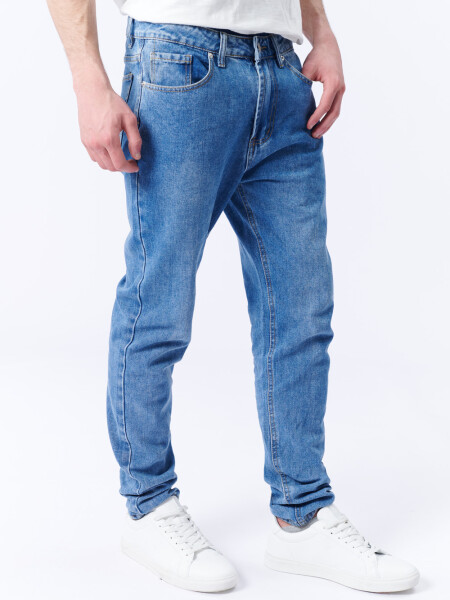 Pantalón Jean Slim Azul Medio
