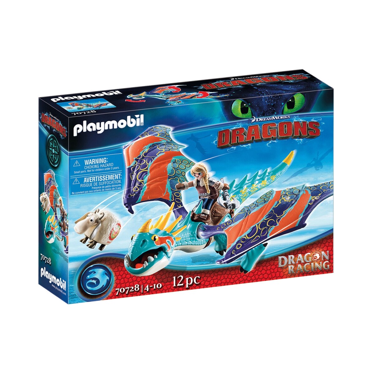 Playmobil Dragons Astrid y Tormenta 12 piezas 