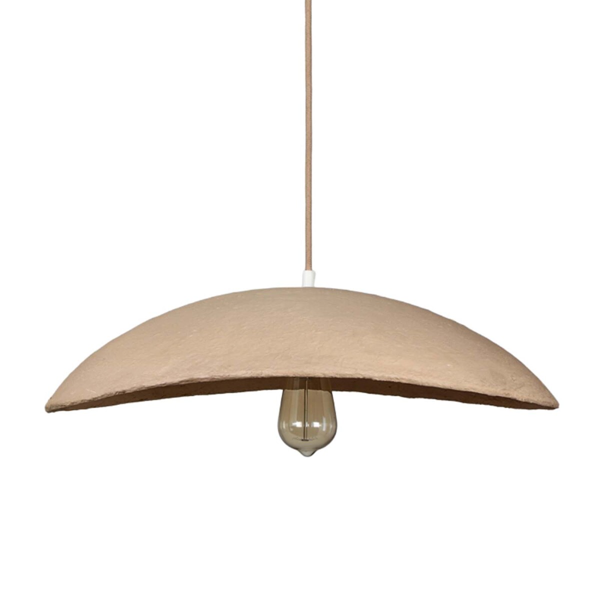 LÁMPARA DE TECHO - PAPEL-MACHE MARRON COSMOS 