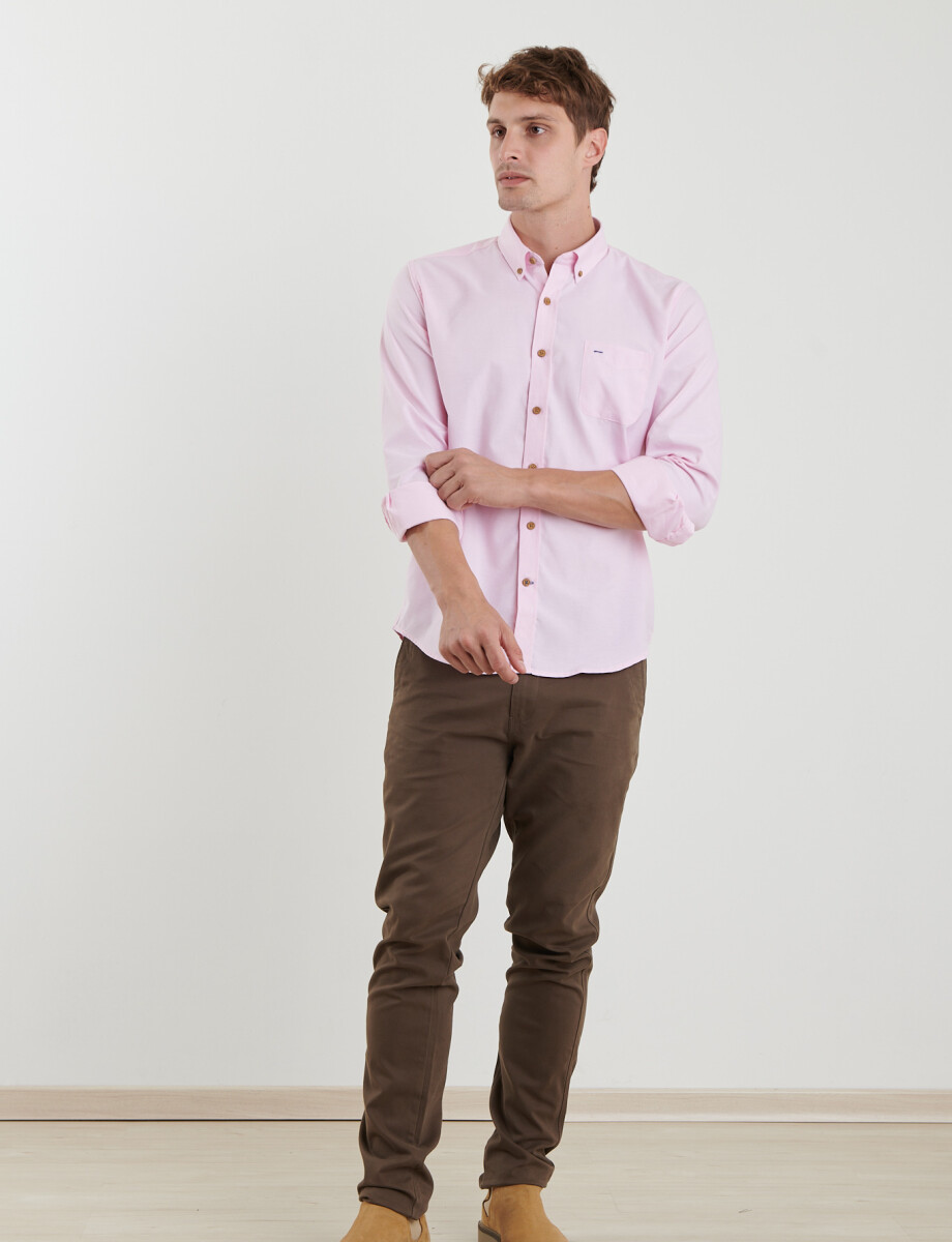 012587 CAMISA HARRINGTON LABEL Rosado
