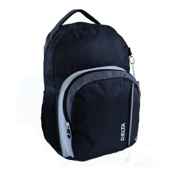 Mochila 17" Delta con gris Negro