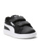 Championes Infantiles Puma Smash 3.0 Leather V Negro - Blanco