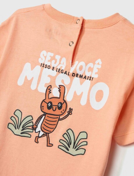CONJUNTO INFANTIL CON ESTAMPA NARANJA