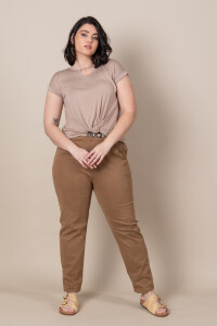 REMERA NUDO Beige