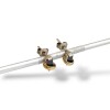 Caravanas Vintage Onix-Plata y oro-Onix-CA5078 conpiedra