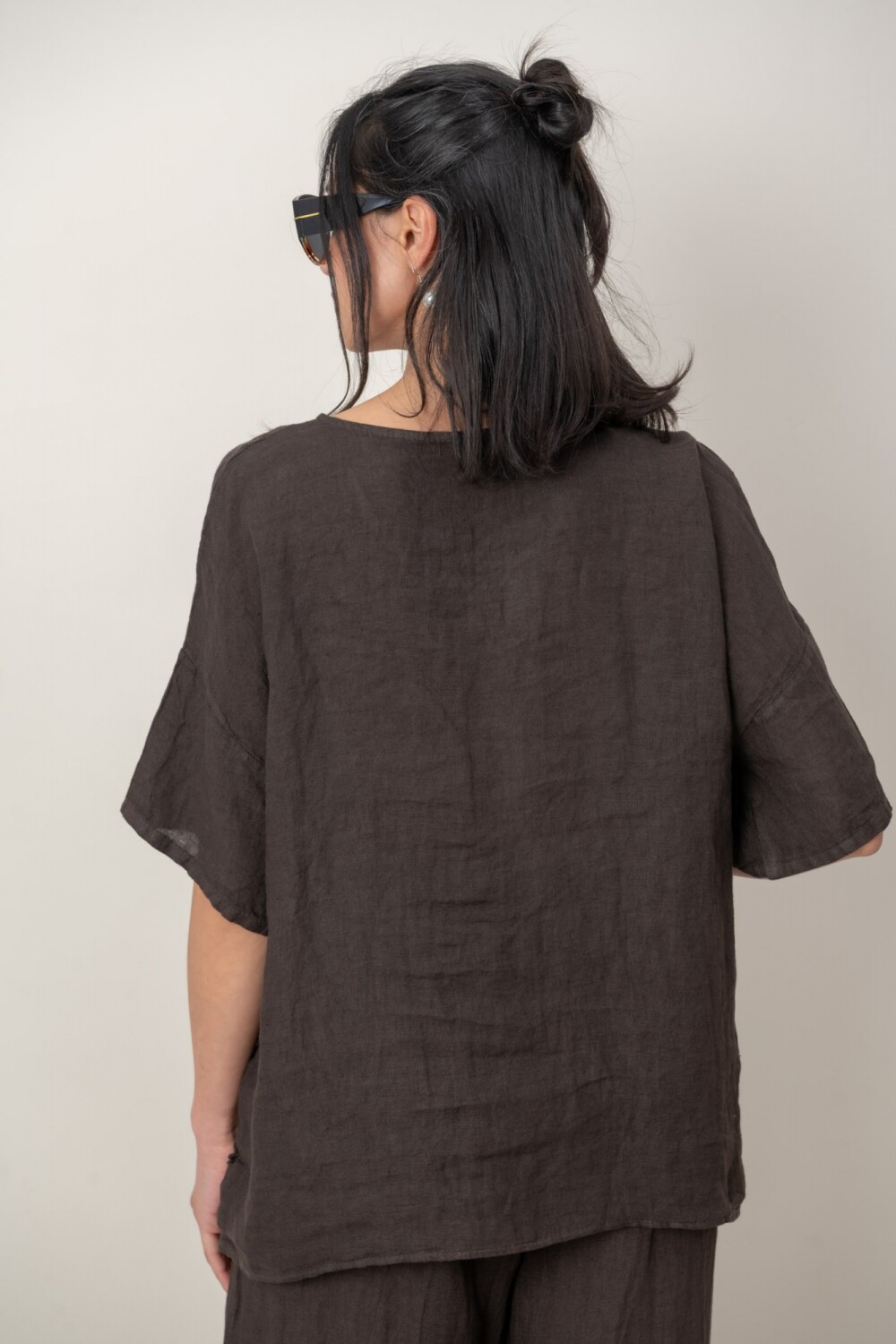 BLUSA ZEMYNA Chocolate
