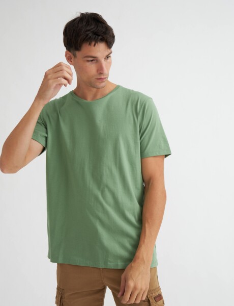 Remera básica New Laucha 23 Verde