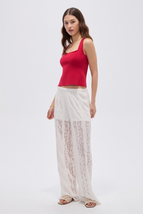 Pantalon Coqueta Marfil / Off White