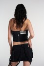 DENIM BUSTIER Gris