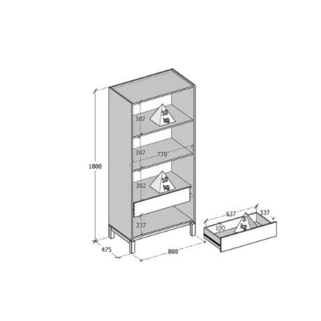 CRISTALERO FINESTRA BARCELONA 2 PUERTAS 1 CAJON TAUARI/CONCR CRISTALERO FINESTRA BARCELONA 2 PUERTAS 1 CAJON TAUARI/CONCR