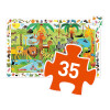 Puzzle de observación 35 piezas Jungla Djeco Puzzle de observación 35 piezas Jungla Djeco