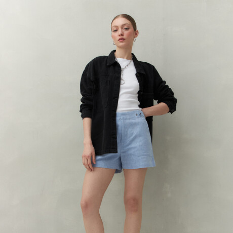 SHORT NILS Azul Melange