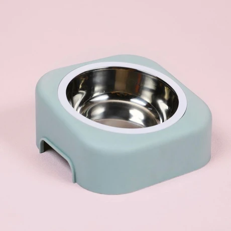 Comedero Pet Celeste Melamina Bowls Acero Inoxidable Comedero Pet Celeste Melamina Bowls Acero Inoxidable