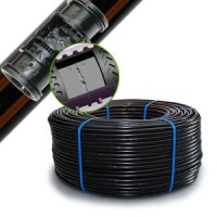 Tubo para riego 16 mm con gotero cada 30cm 100 mts