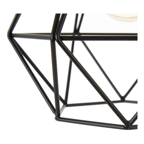 Lampara Vintage Porta Artefacto Colgante Retro Portalampara Variante Diseño Negro
