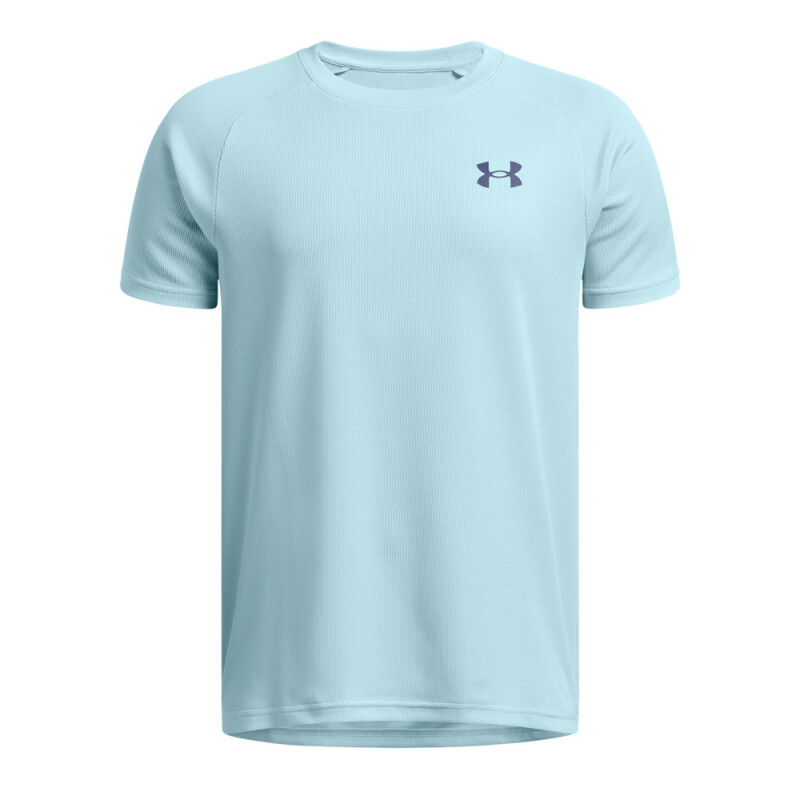 UA Tech Textured SS-BLU BLU-494