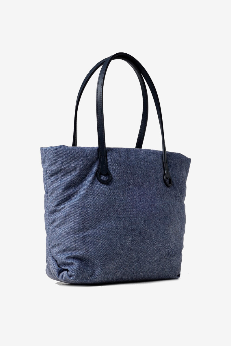 BOLSO SMALL PUFFY ANCHOR TOTE Azul