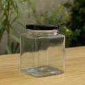 FRASCO DE VIDRIO CUADRADO 500ml FRASCO DE VIDRIO CUADRADO 500ml
