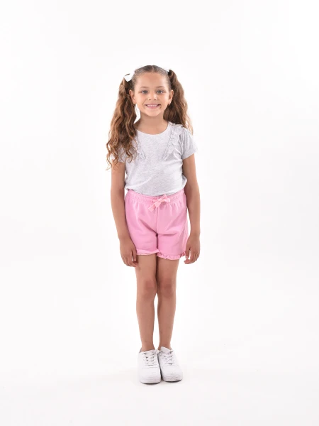 SHORT FLORA ROSADO
