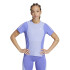 Remera de Mujer Adidas Aeroready Lila - Blanco
