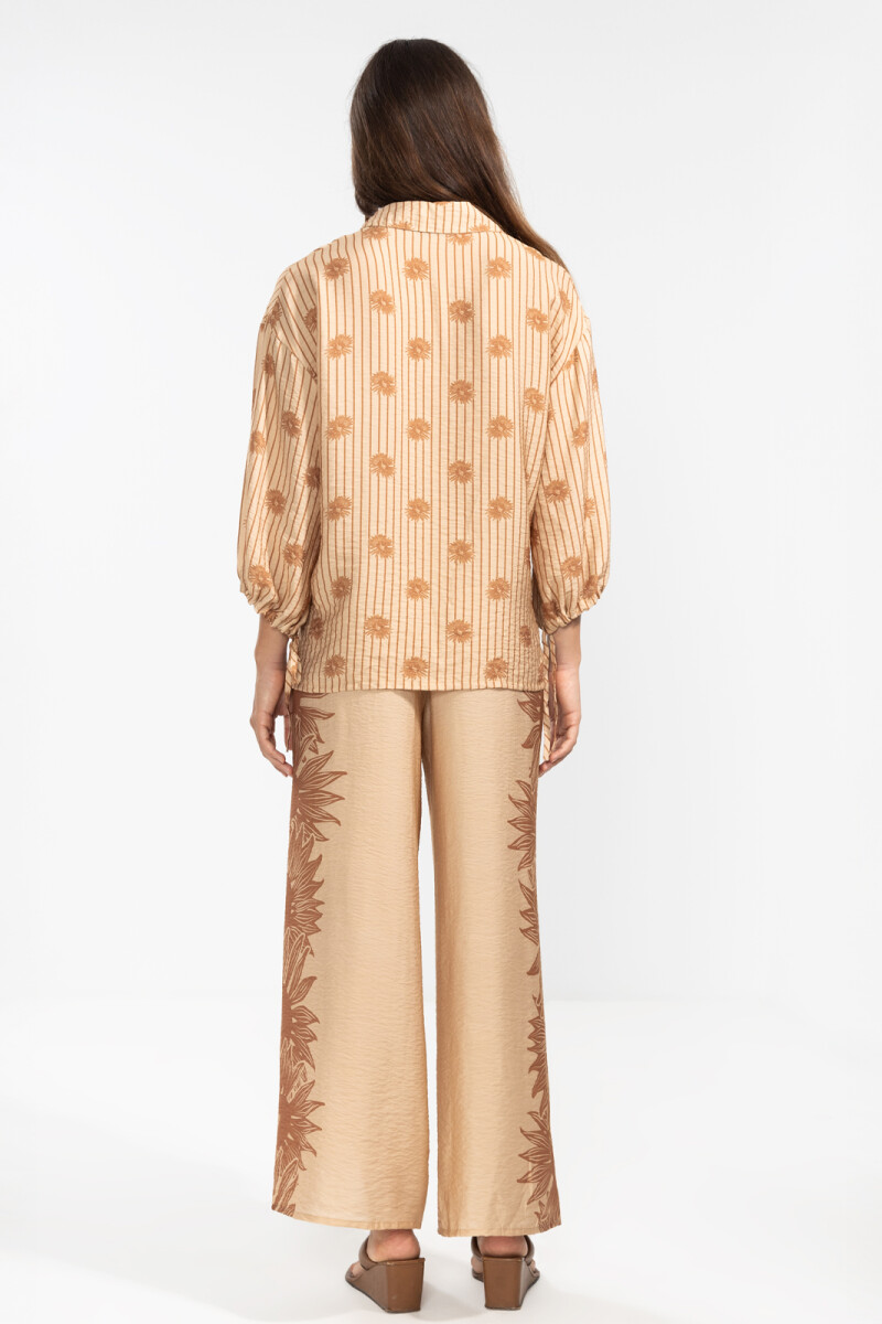 MICHU PANTS Bloom Camel