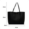 Bolso Cartera de Hombro Negro