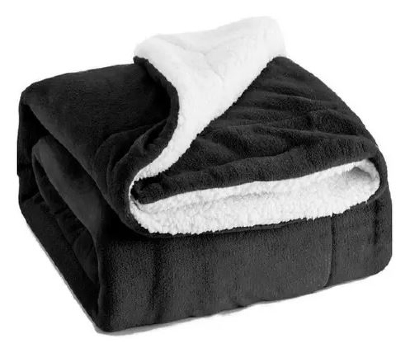 Frazada Sherpa 2 Plazas YGRB Gris Oscuro 