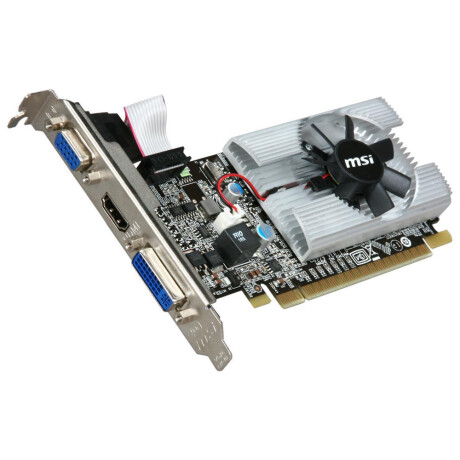 Msi - Tarjeta de Video N210-MD1G/D3 - Nvidia Geforce GT210 Low Profile. 1024DDR3, 64BITS. Pci-e 2.0 001