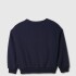 V-OVERSIZED LOGO CREW TAPESTRY NAVY