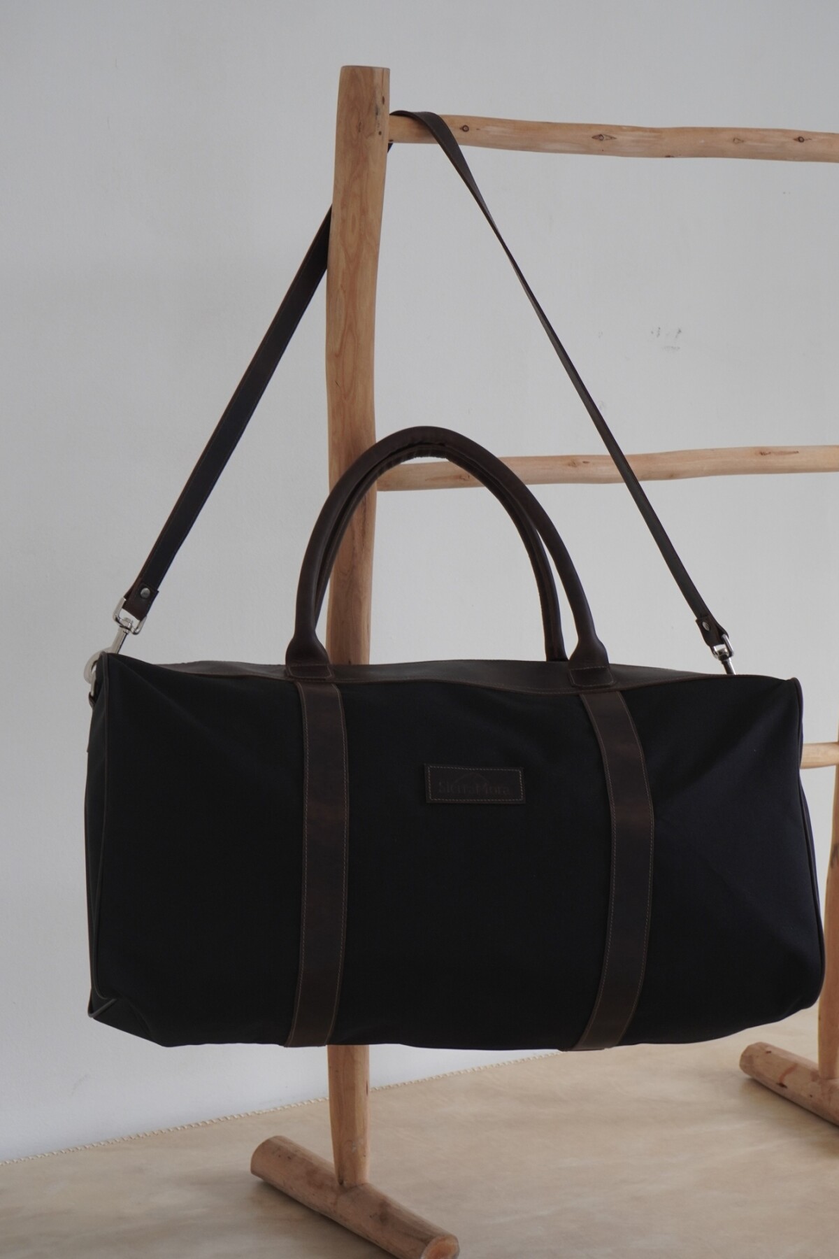 Bolso Sport XL Chocolate / Negro