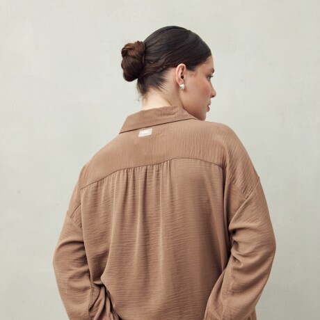 CAMISA BURBUJA Marron