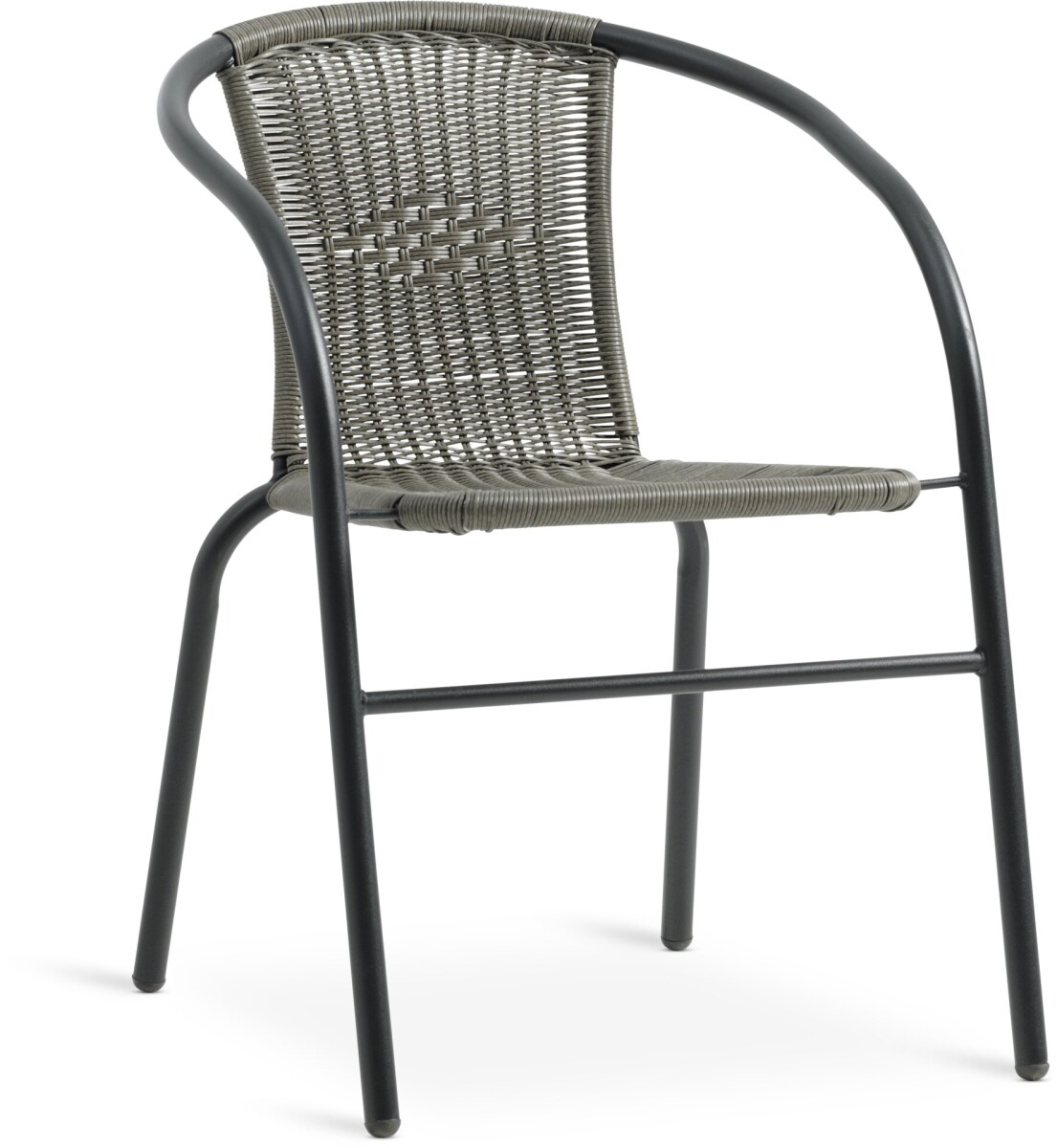 Silla apilable GRENAA gris - Negro 