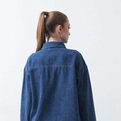 SOBRECAMISA ADELE Azul Oscuro