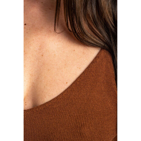 Top Tejido Marron